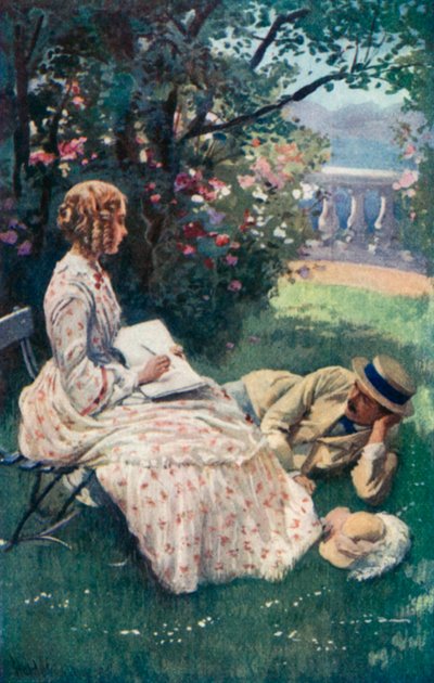 ルイザMオルコットによる善妻のイラスト 作： Harold Copping